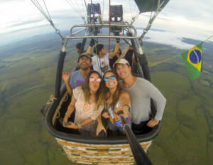 Passeio de balão na Chapada dos Veadeiros 