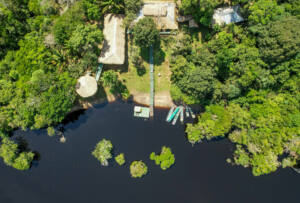 Hotel de selva na Amazônia