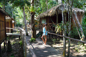 Hotel de selva na Amazônia