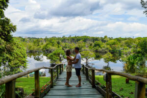 Hotel de selva na Amazônia