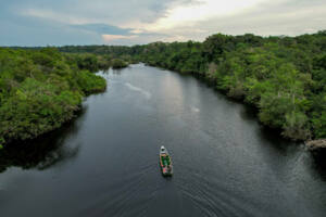 Hotel de selva na Amazônia