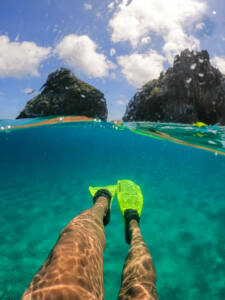 snorkel e mergulho de cilindro em Fernando de Noronha